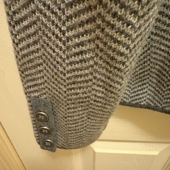 Talbots Pure Merino Wool Gray Herringbone Women's Blazer Sz SP - Picture 11 of 13